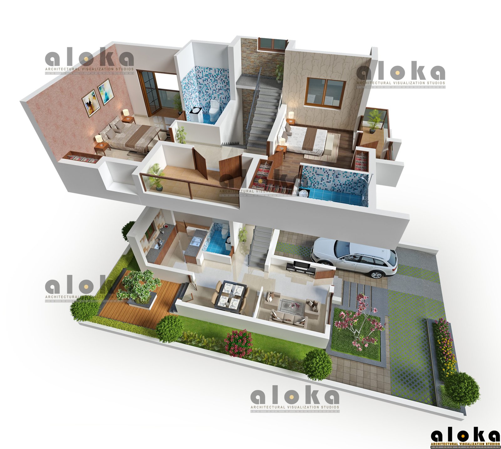 Prism Wonderland 30x50 Ground Floor Isometric