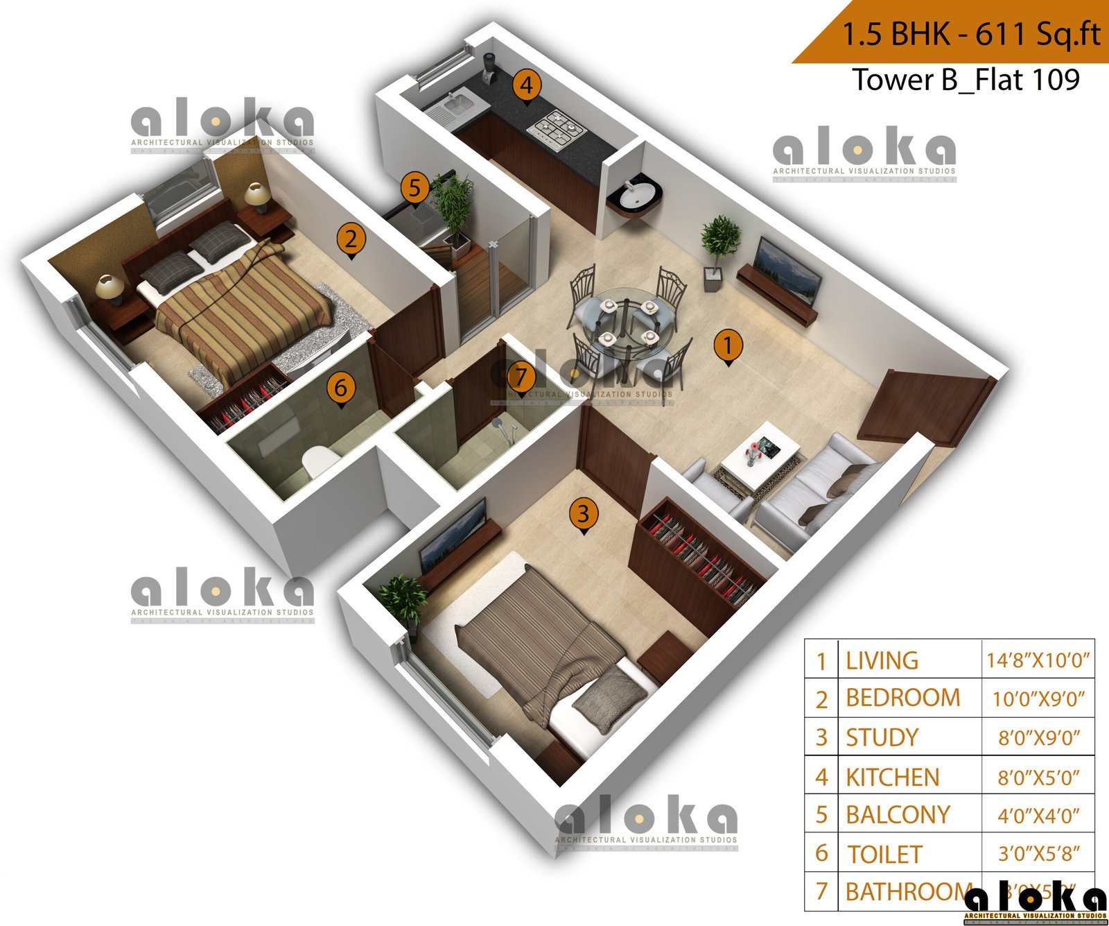 Vijayashanthi Oragadam Tower B 109